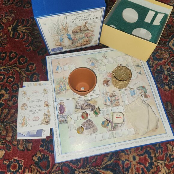 Peter Rabbit & Benjamin Bunny Adventure Game •  2002 • COMPLETE • Beatrix Potter - Picture 1 of 8
